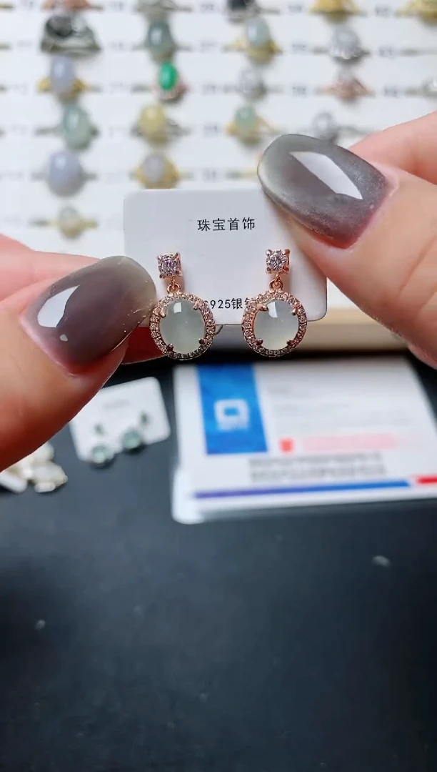 【闪购商品】翡翠戒指银S925镶嵌..........