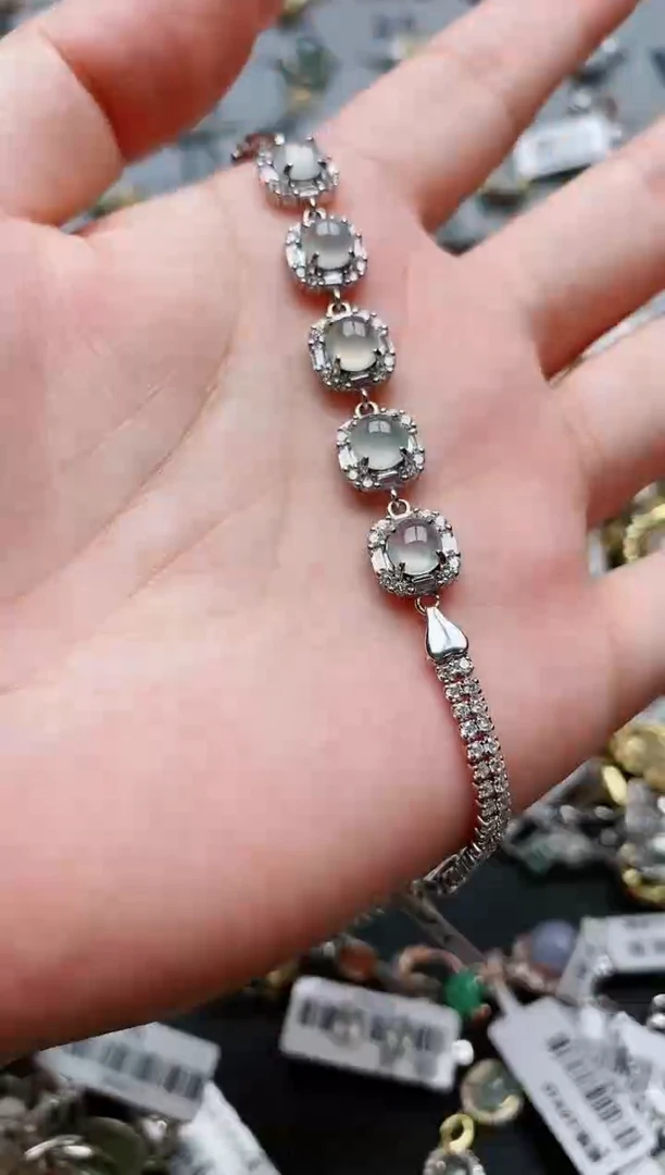 【闪购商品】翡翠颈饰银S925镶嵌.......