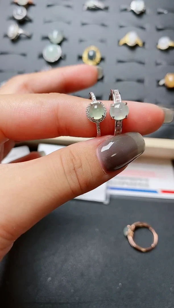 【闪购商品】翡翠戒指银S925镶嵌.....