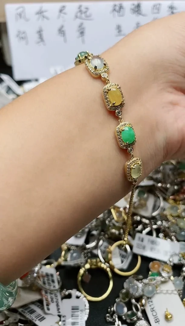 【闪购商品】翡翠戒指银S925镶嵌......