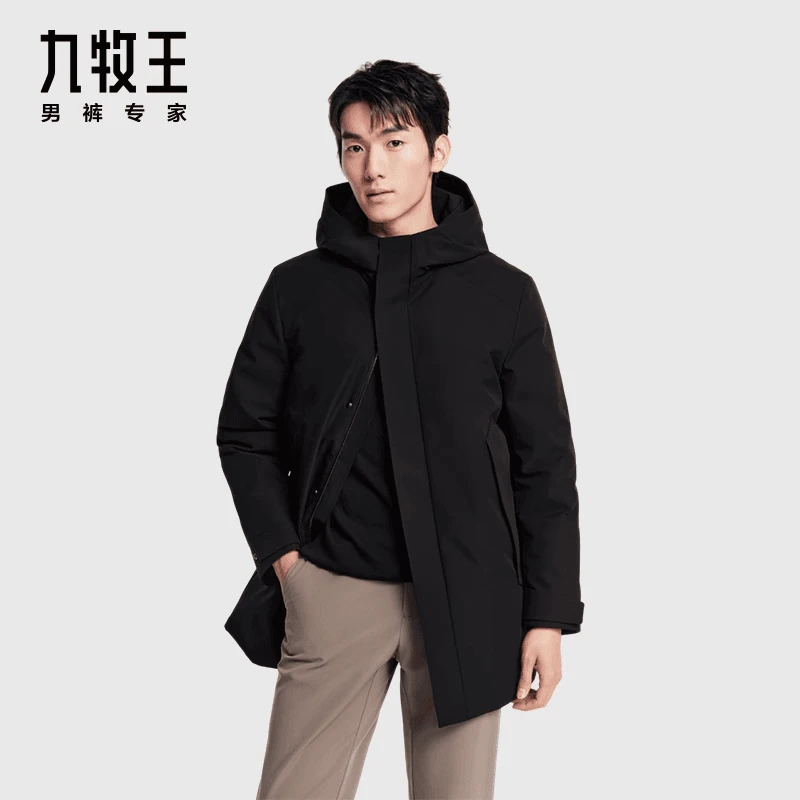 九牧王男装25秋冬新款透气舒适羽绒派克时尚休闲百搭外套HP5C-502