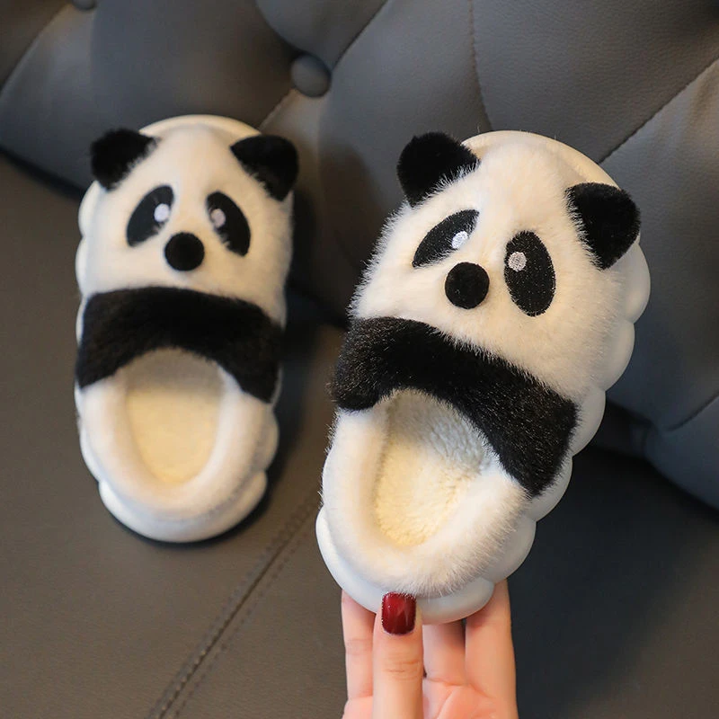 儿童棉拖鞋居家防滑软底耐磨外穿学生新款卡通家居可爱保暖棉拖鞋