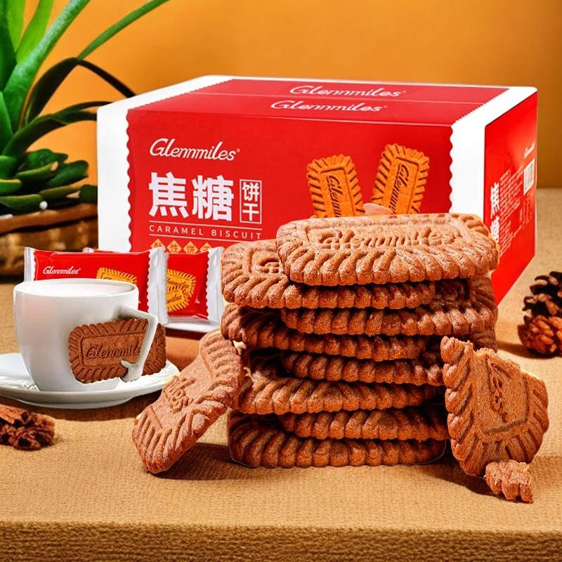 馋小赖焦糖饼干早餐饼干休闲零食【优选】