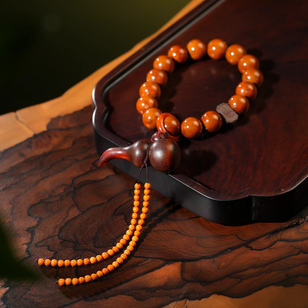 【意婵】《逍遥葫》精品天然老料紫金鼠菩提挂件手持-902289