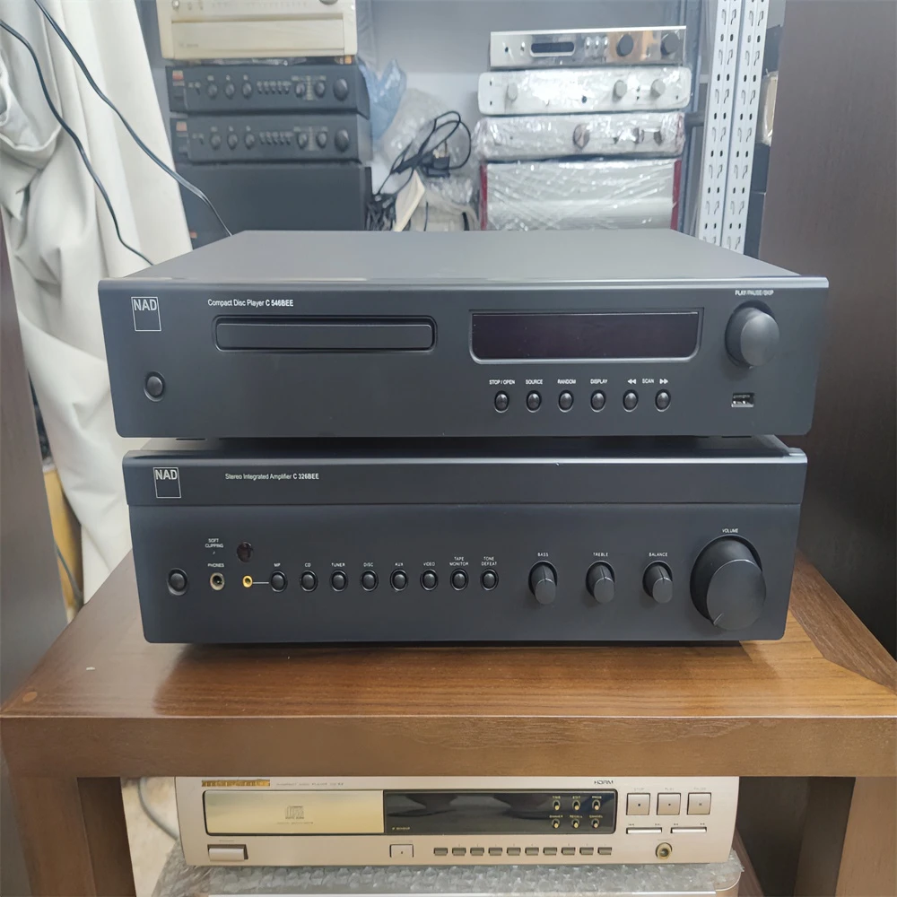 95新  NAD546CD机+326功放 二手商品出售不支持7天退货运费到付