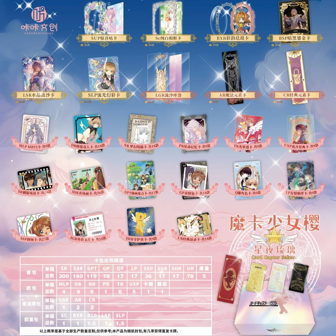 【猴宝】【平拆】 咔咔文创魔卡少女樱卡牌盲盒国卡二创（代拆）