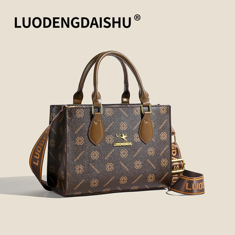 2024秋冬复古手提包包网红洋气女士单肩包大容量简约斜挎包