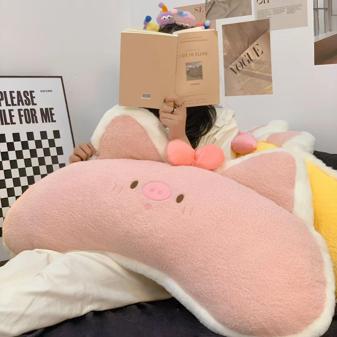 可爱动物靠枕长条抱枕女生睡觉夹腿床上腰靠玩偶公仔娃娃毛绒渠道