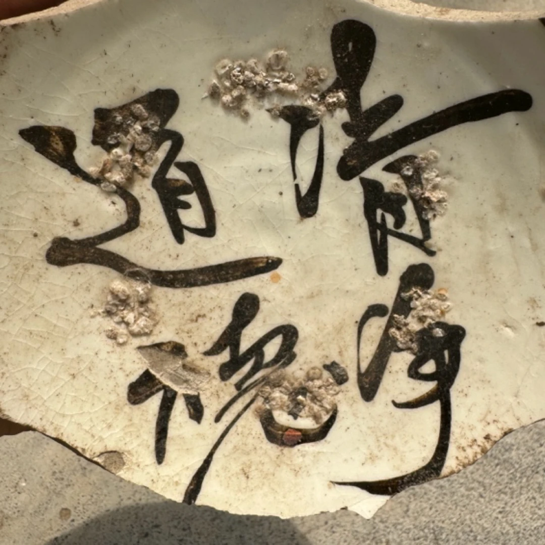 瓷器工作品，文字瓷片标本