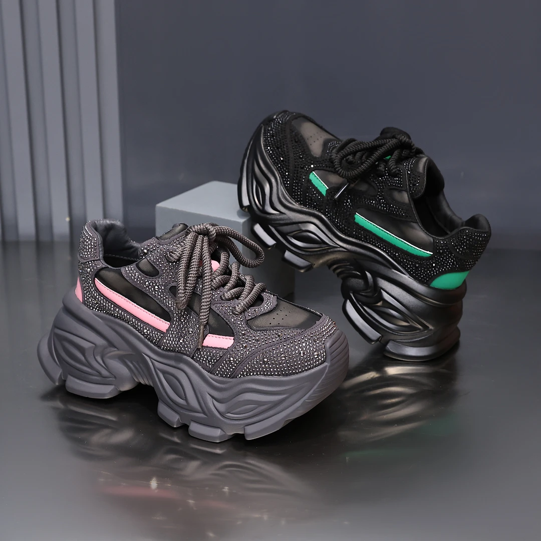 千之恋B增高6CM2024秋冬新款轻奢软底休闲高级感百搭气质女鞋5116