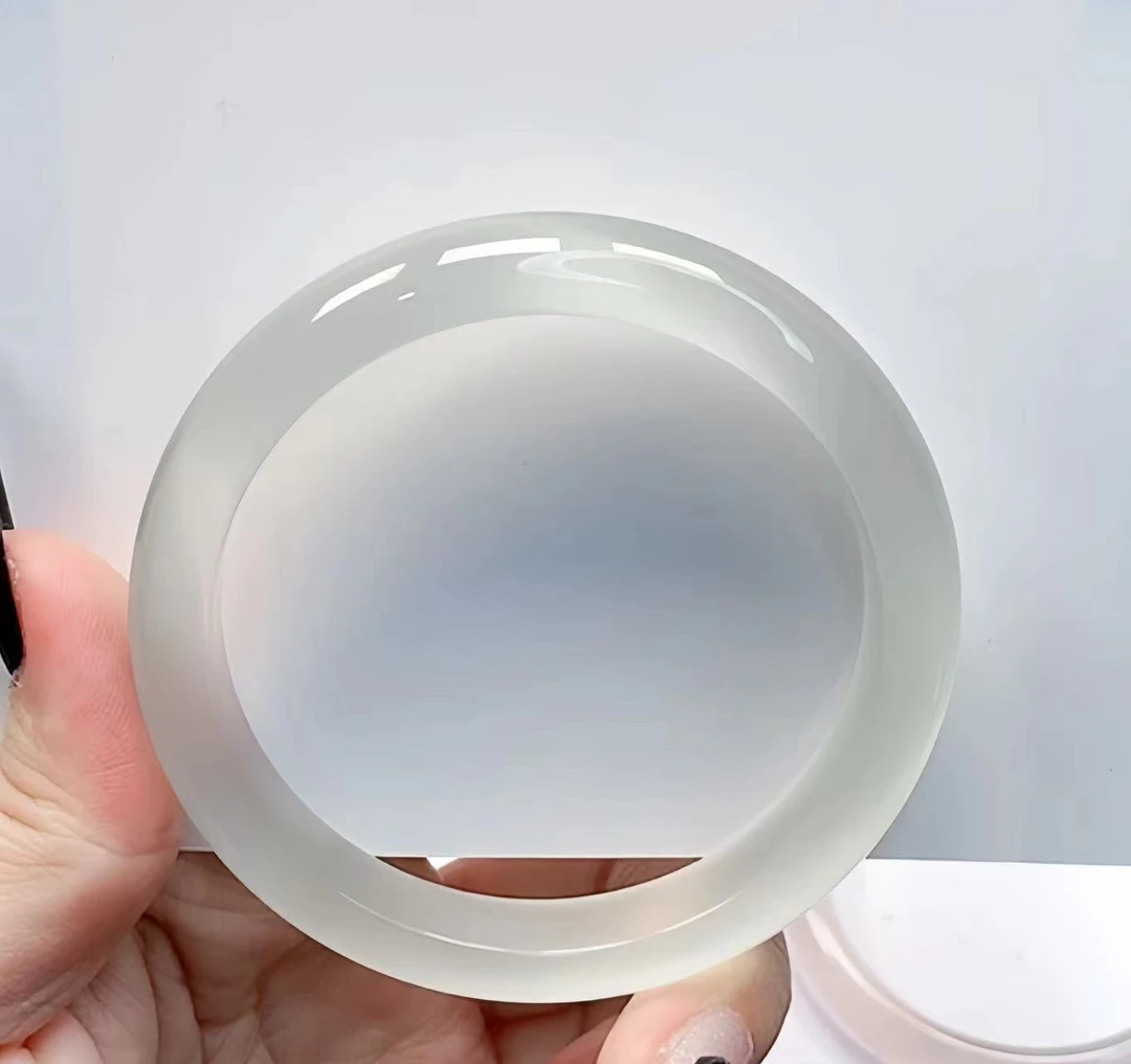 白月光手镯 冰透 58圈口