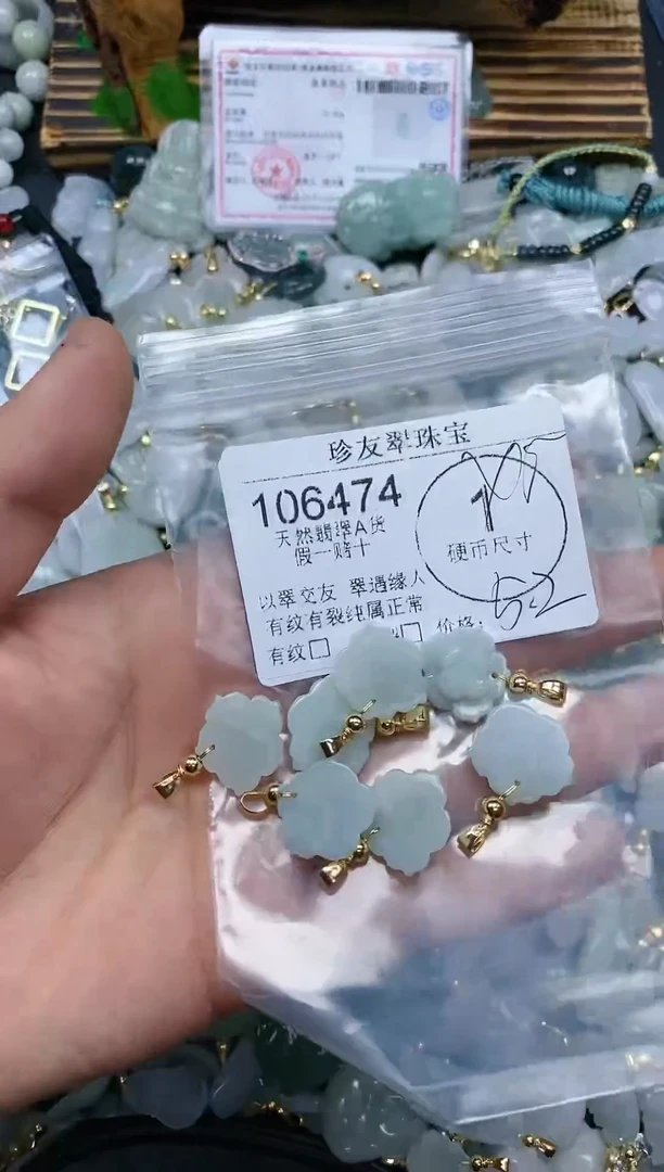 【闪购商品】翡翠颈饰未镶嵌106474多样性