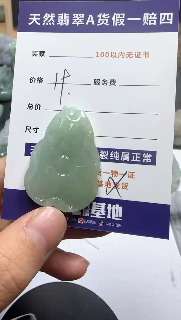 【闪购商品】翡翠颈饰未镶嵌翡翠