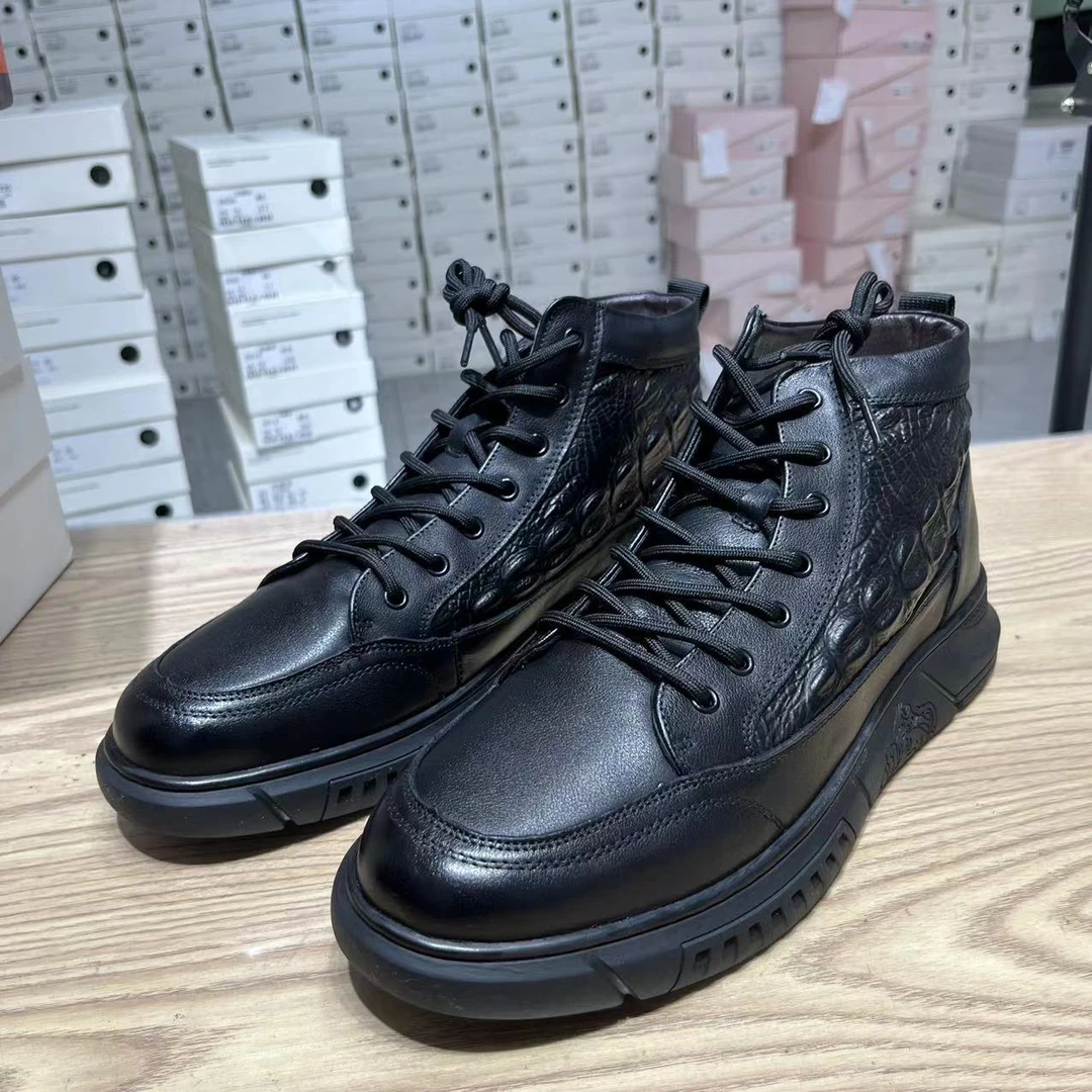 【轻奢尾单】9096男士牛皮轻奢板鞋舒适百搭保暖