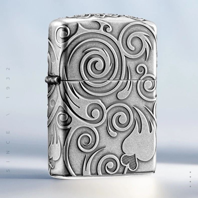 ZIPPO/之宝流云淬火盔甲官方正品五面雕刻送礼收藏原装仿古TCJ1