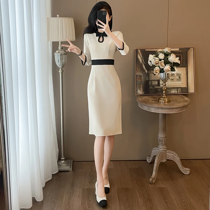 女款气质服装轻奢小众高级感女装气场强大连衣裙高贵上档次裙子秋