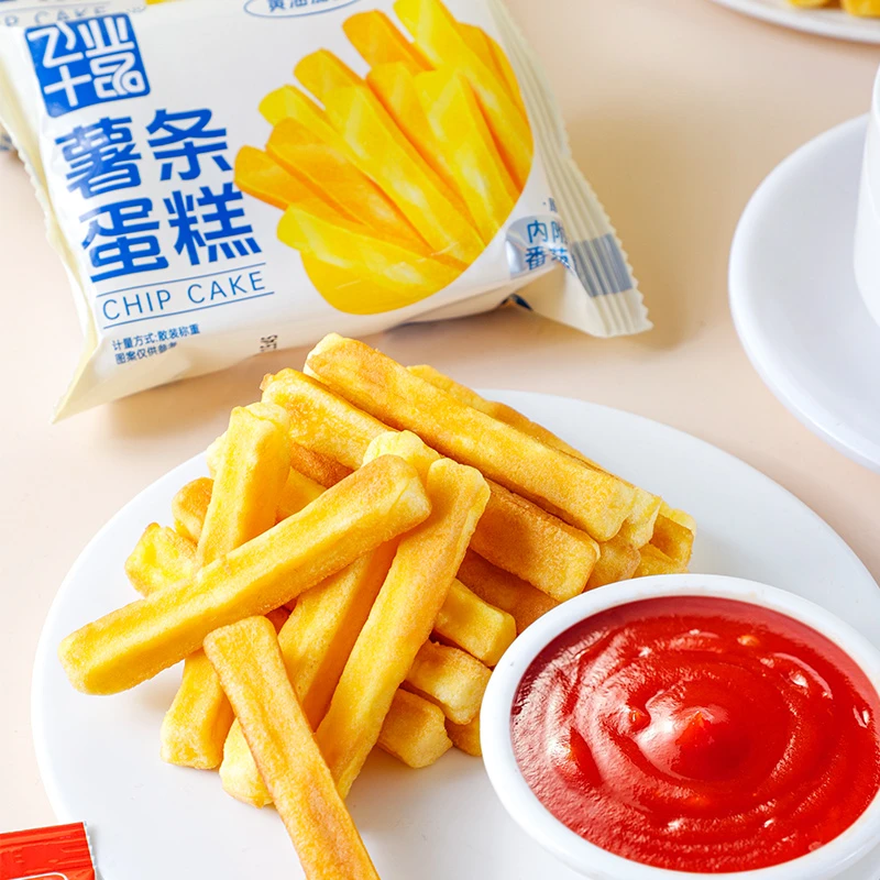 飞业十品儿童薯条蛋糕非油炸鸡蛋黄油全脂乳粉蛋白质营养早餐零食