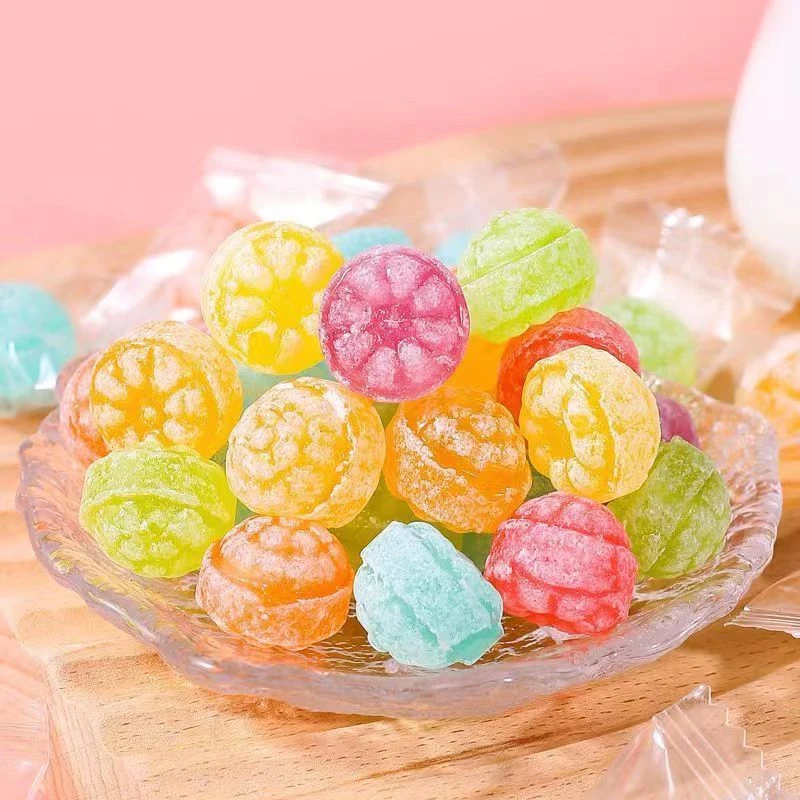 高颜值花瓣水果糖多口味硬糖休闲零食什锦混合糖网红清新结婚喜糖