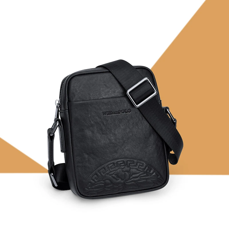 英皇保罗正品男士单肩包手机包斜挎包