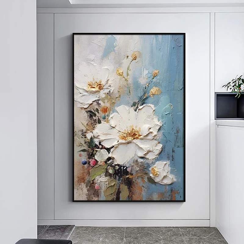 【梦境】手绘油画肌理客厅沙发背景墙挂画北欧走廊玄关装饰画艺术画