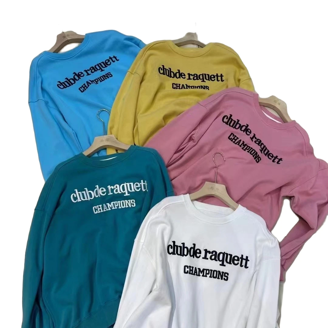 LL西夏尚美【652】老板娘推荐圆领字母卫衣百搭情侣装印花