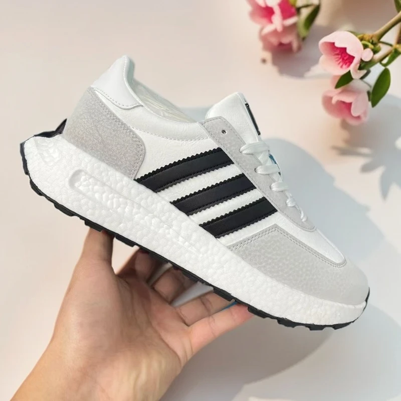 四季全皮面跑步训练运动真爆阿甘潮鞋舒适百搭跑步鞋鞋子男款夏季