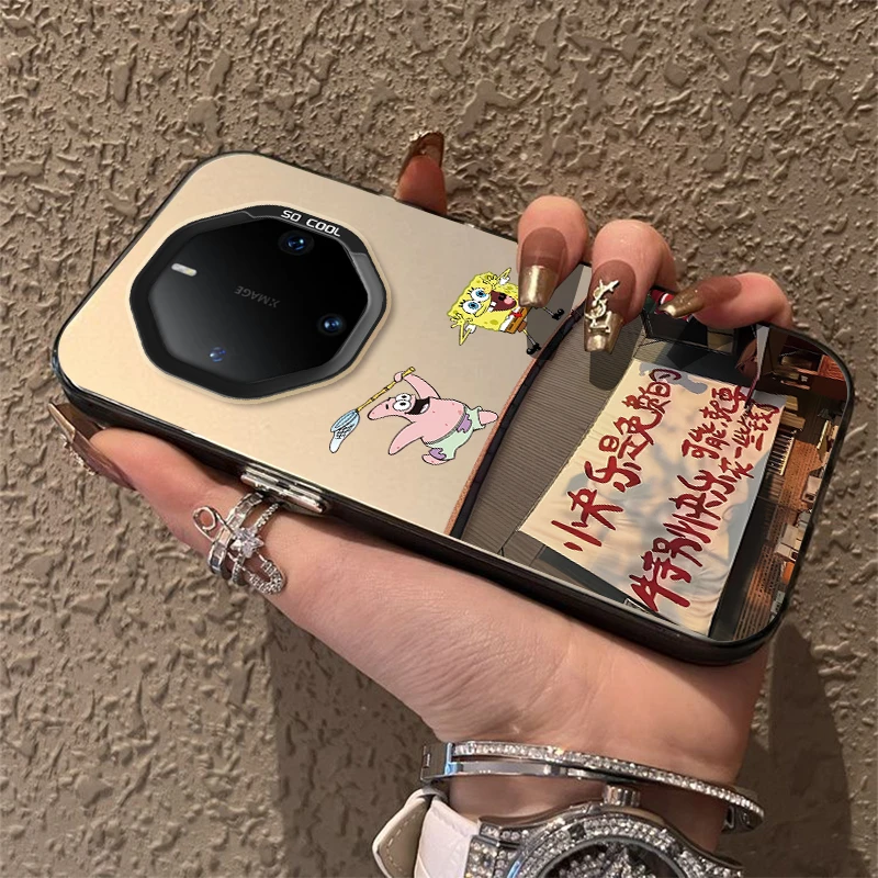 华为mate60RS非凡大师手机壳硬卡通快乐派大星潮牌高颜值小众适用