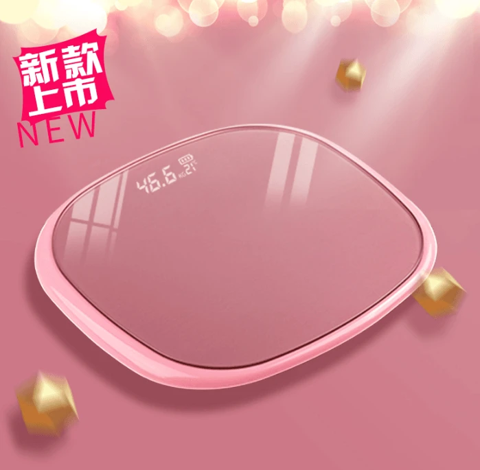电子体脂秤成人家用精准体重秤可爱称重智能人体秤充电家用电子秤