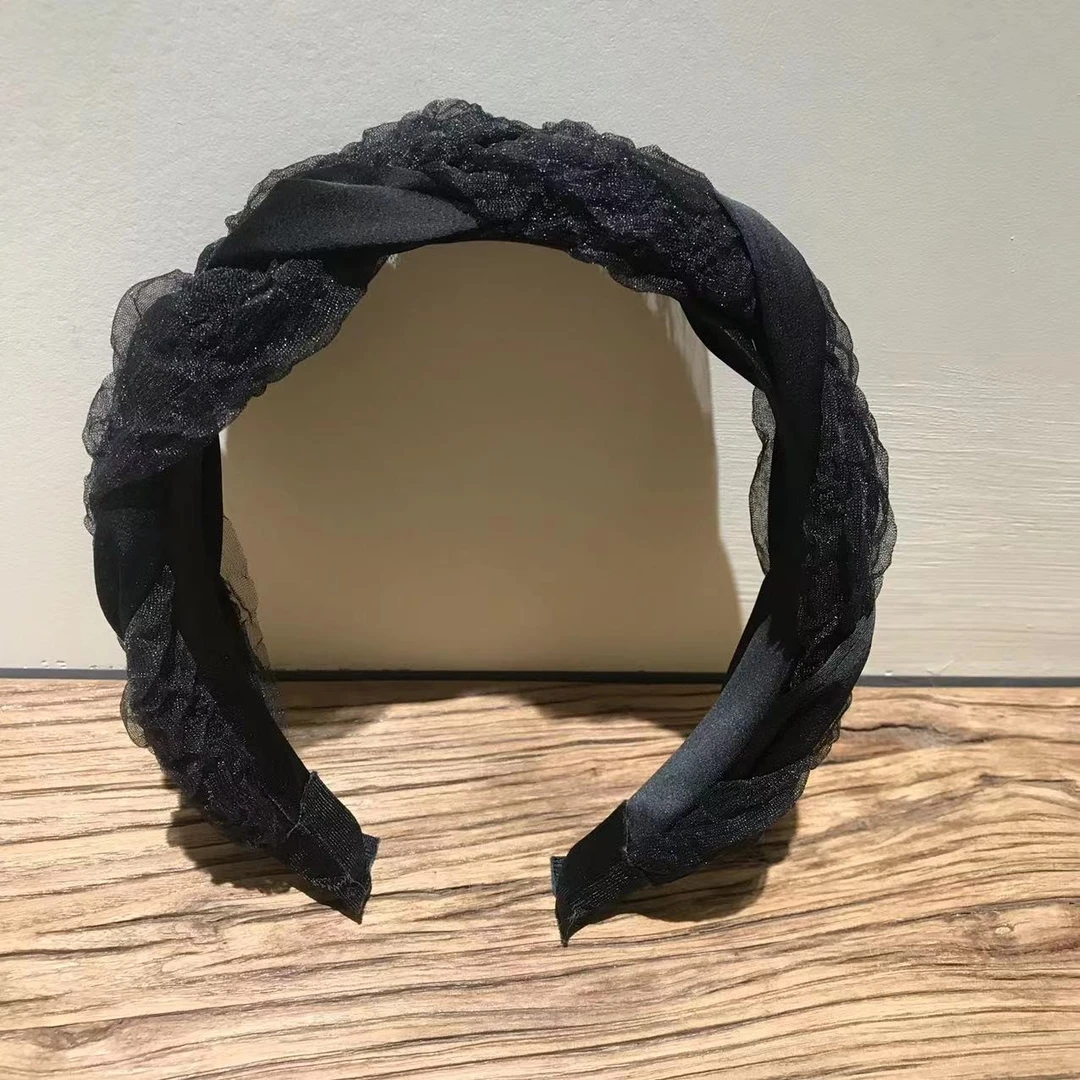 搭配单品 发箍百搭时尚简约纯色韩版