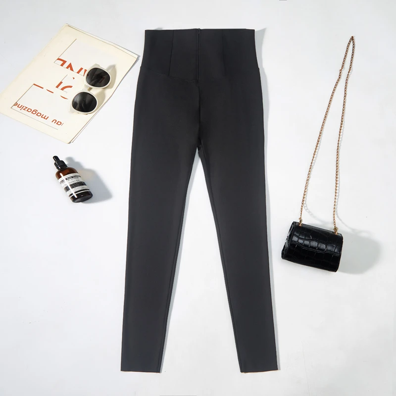 2025魔腰腰小红盒高腰排扣芭比裤女生瑜伽裤