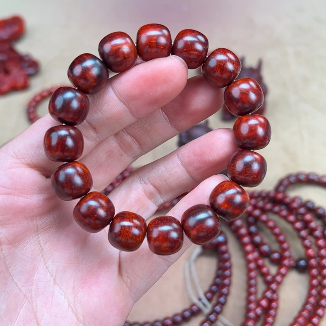 檀香紫檀（小叶紫檀）手串/手链C*2原汁原味13x14