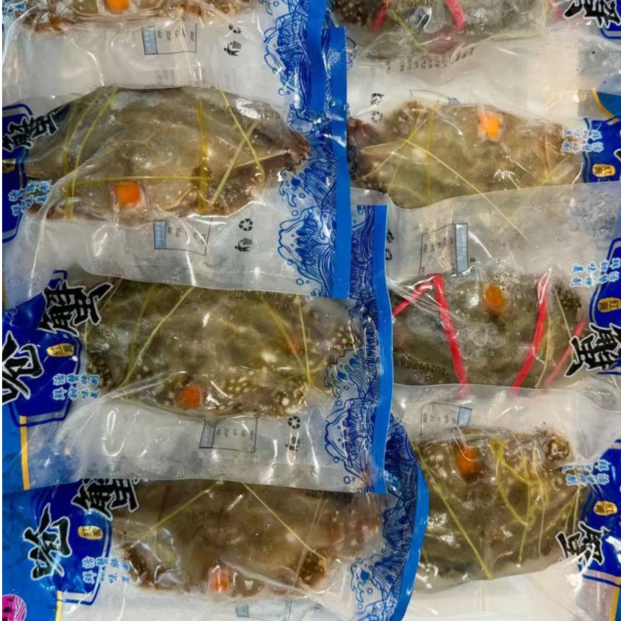 舟山红膏呛蟹 家庭款3-4两净重 哈妈舟山海鲜顺丰
