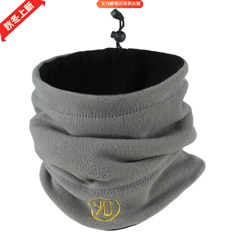 脖套男冬天保暖抓绒围脖男脖颈套头护脖套防风骑行韩版围巾女防寒