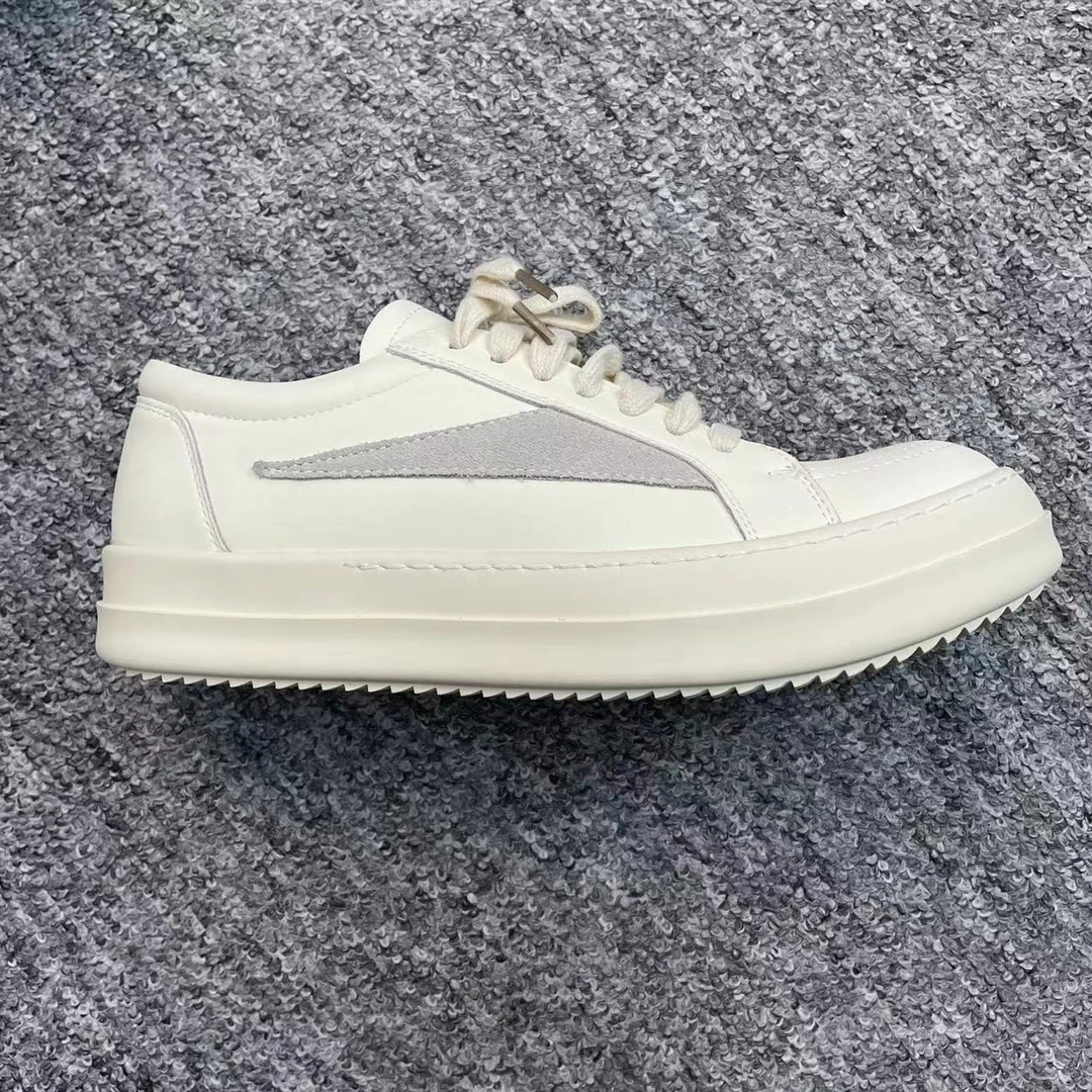 RO平替VIBE风高街小众真皮低帮板鞋厚底经典鞋潮鞋百搭时尚休闲鞋