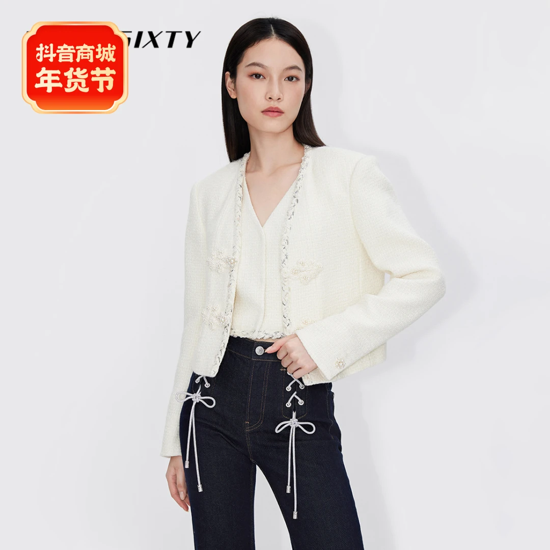 【赵老板专属】MissSixty×故宫宫廷文化新年呢料外套新中式盘扣9500