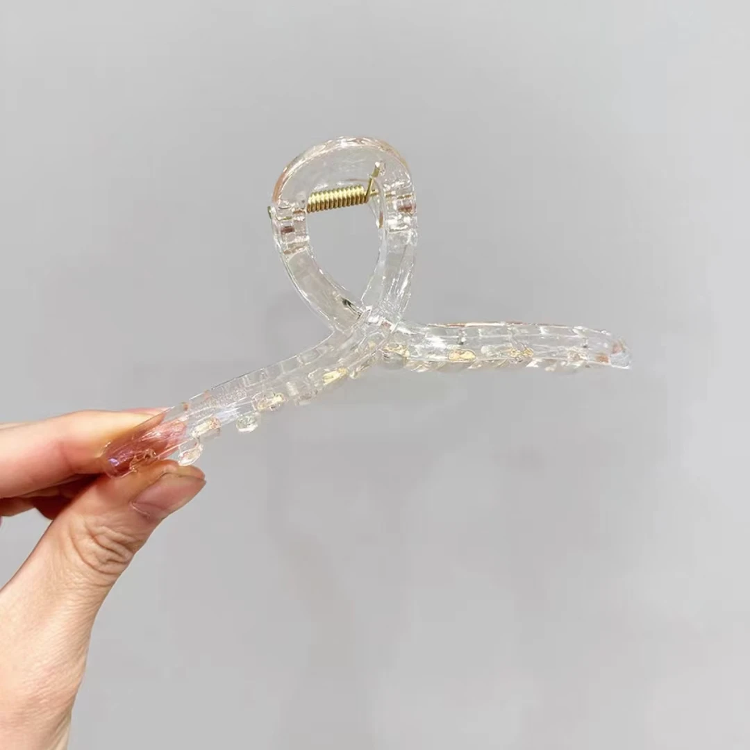 简约亚克力抓夹洗澡专用（赠品11公分）