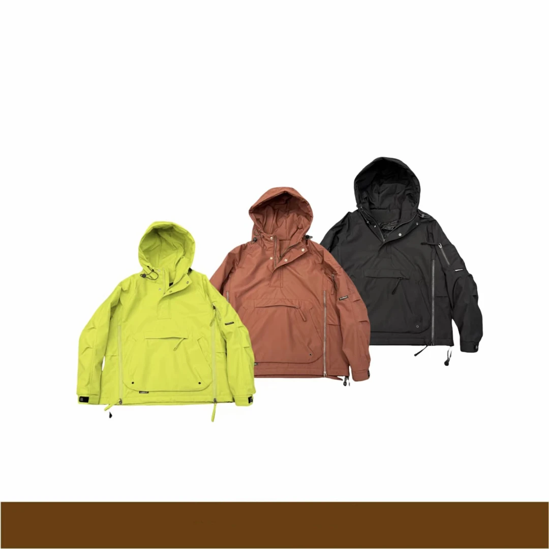 冬季男士新款纯色连帽大口袋棉衣两侧拉链设计休闲宽松情侣款棉服