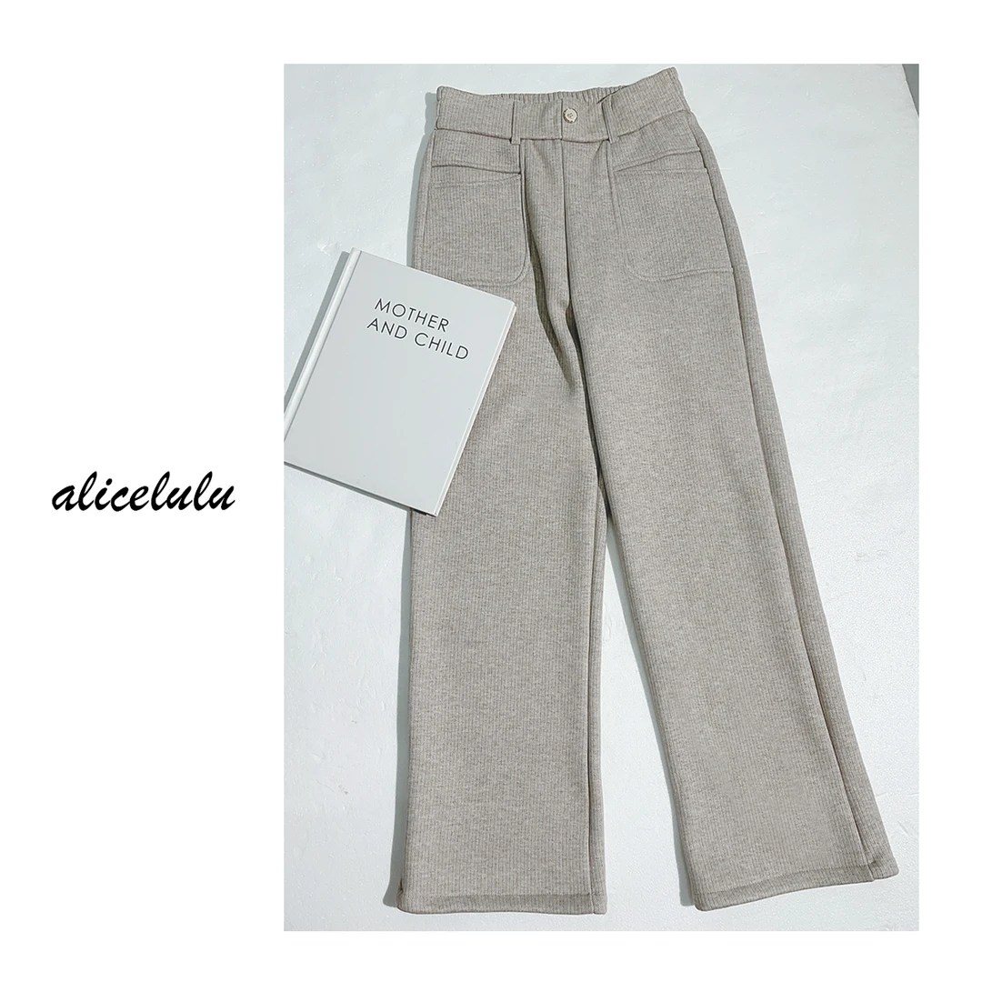 1 ALICE “面条裤”休闲裤 视觉显瘦 垂顺有型 S621880U