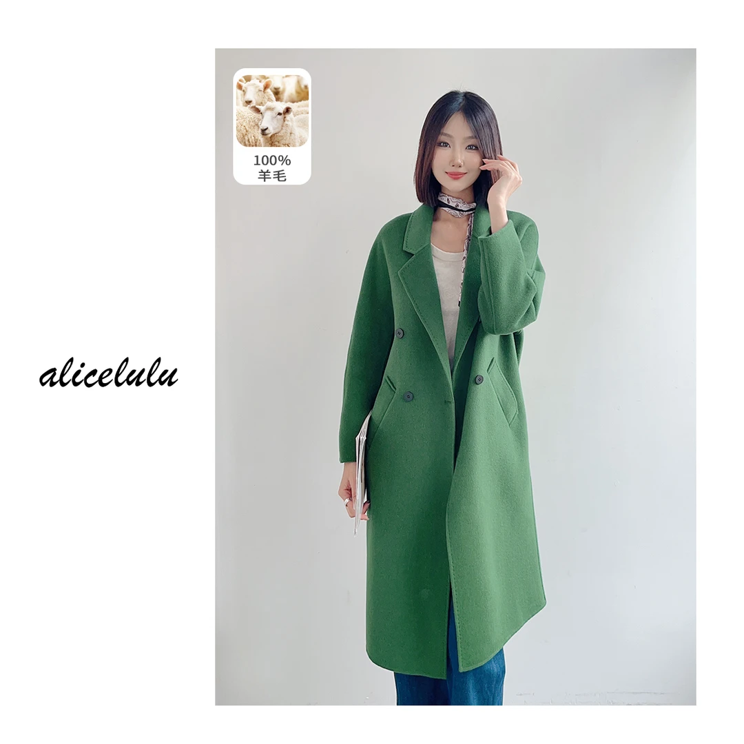 1 ALICE “冬日多巴胺”毛呢大衣 柔糯羊毛 优雅明媚 S2140162Tr