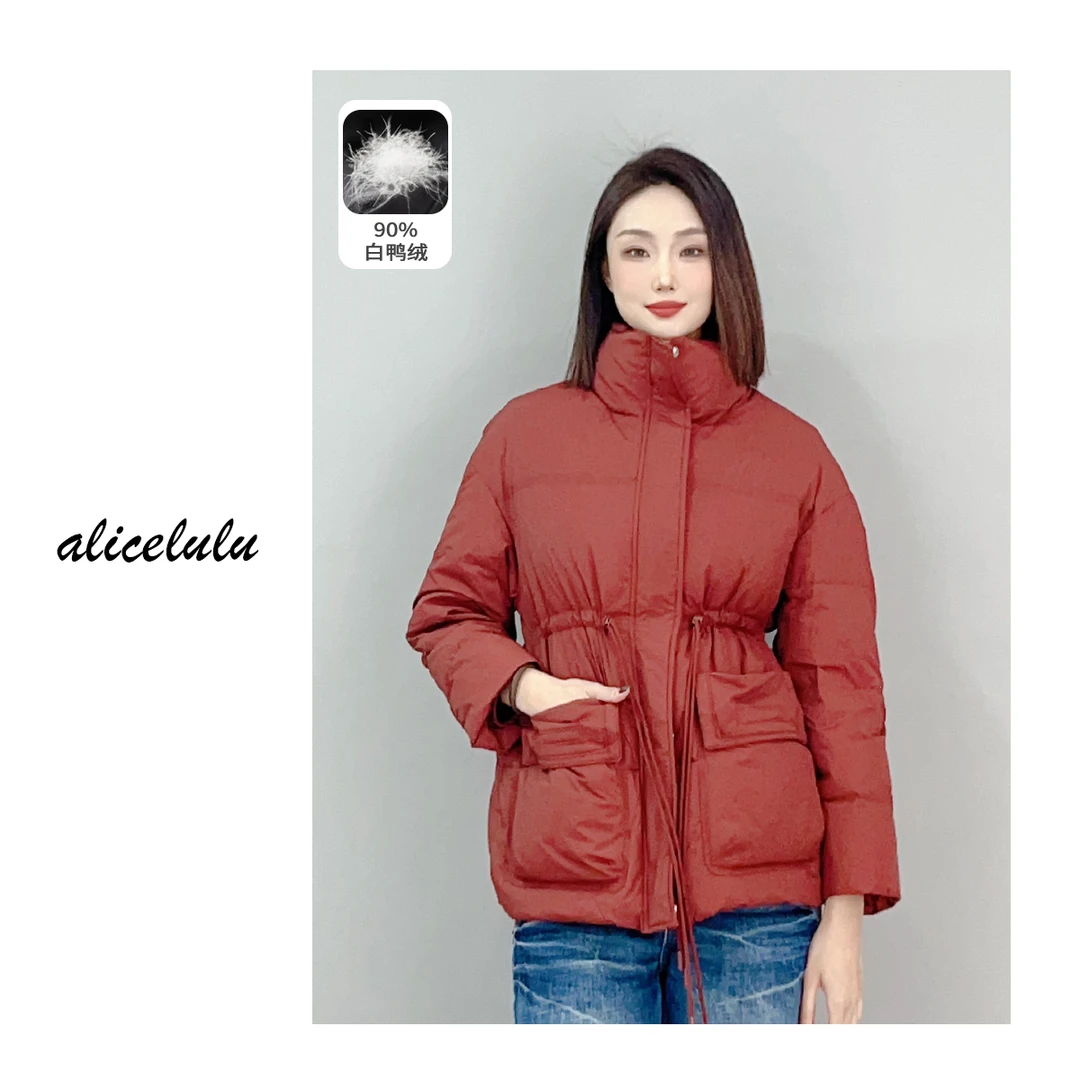 4 ALICE “暖宝宝”羽绒服 抽绳显瘦 饱满鸭绒 S2141276Ur