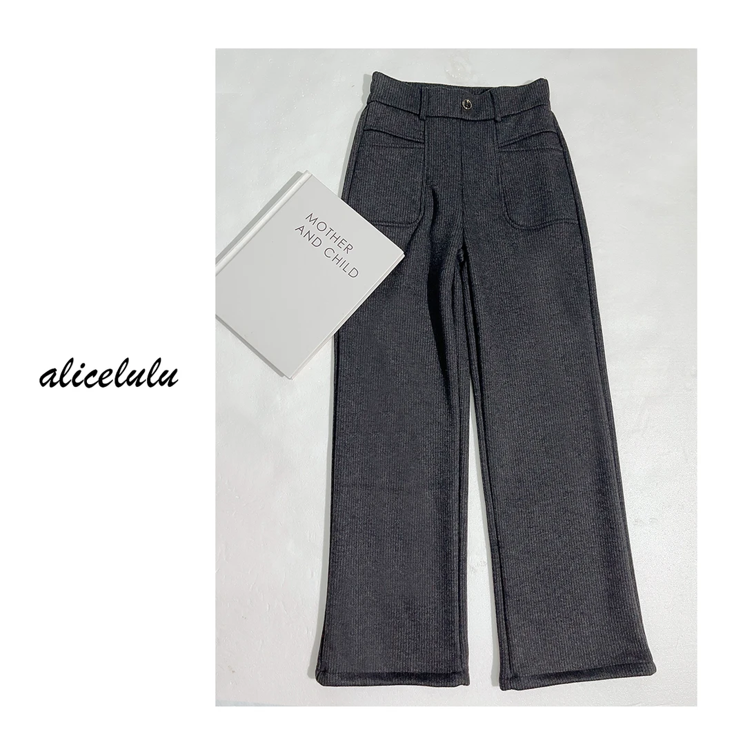 5 ALICE “面条裤”休闲裤 视觉显瘦 垂顺有型 S621880U