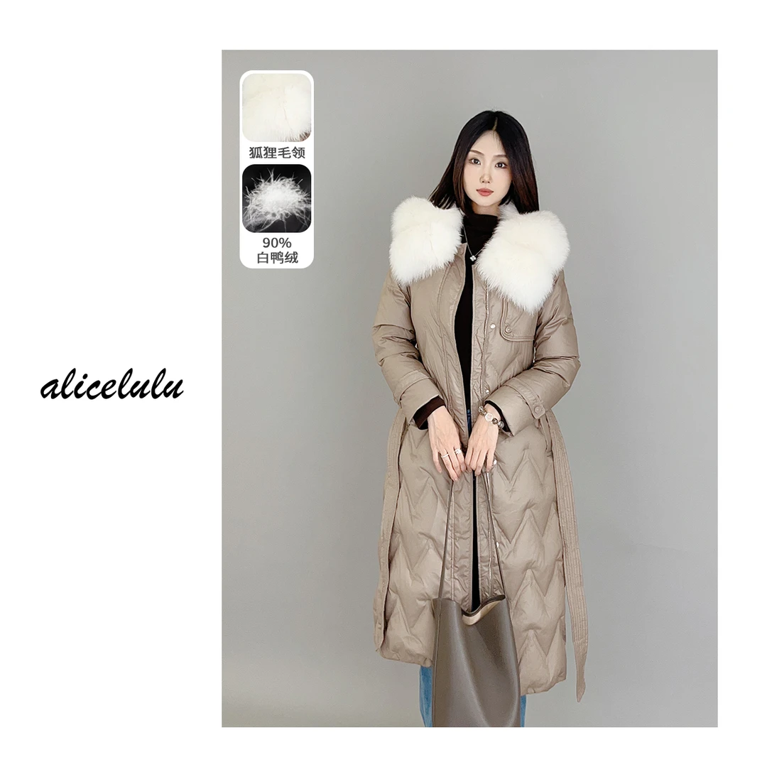 5 ALICE “御风者”羽绒服 飒美如风 轻奢毛领 S2140265Tr