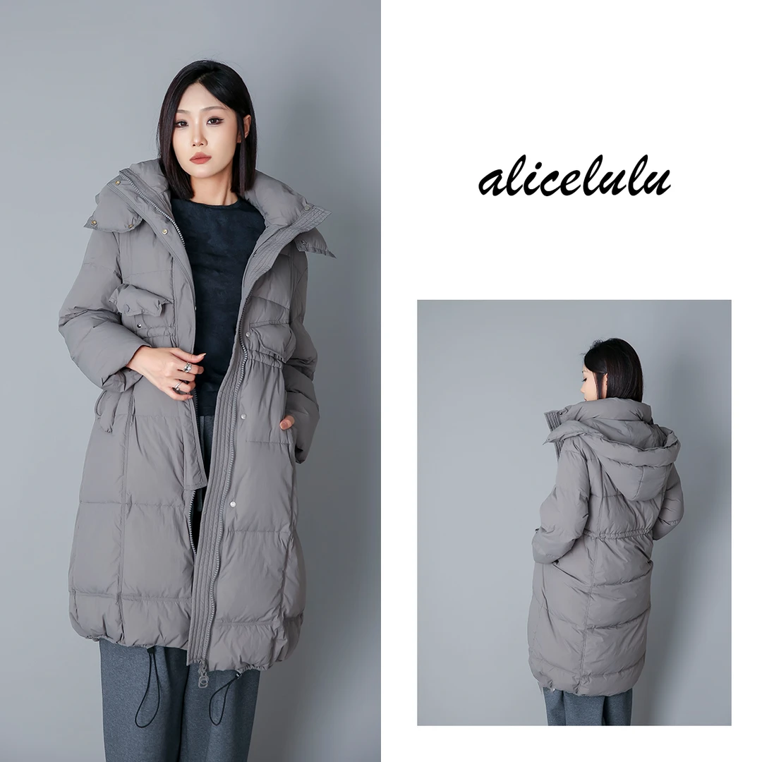 5 ALICE “御冬魔法”羽绒服 轻暖鸭绒 抽绳显瘦 S2139070Tr