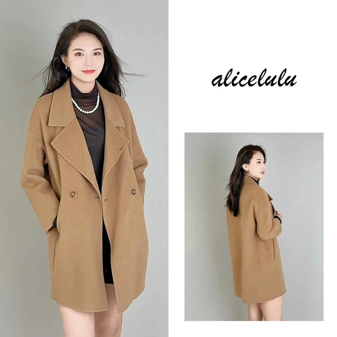 4 ALICE “拥抱之暖”毛呢大衣 柔糯细滑 廓形显瘦 S2139813Tr