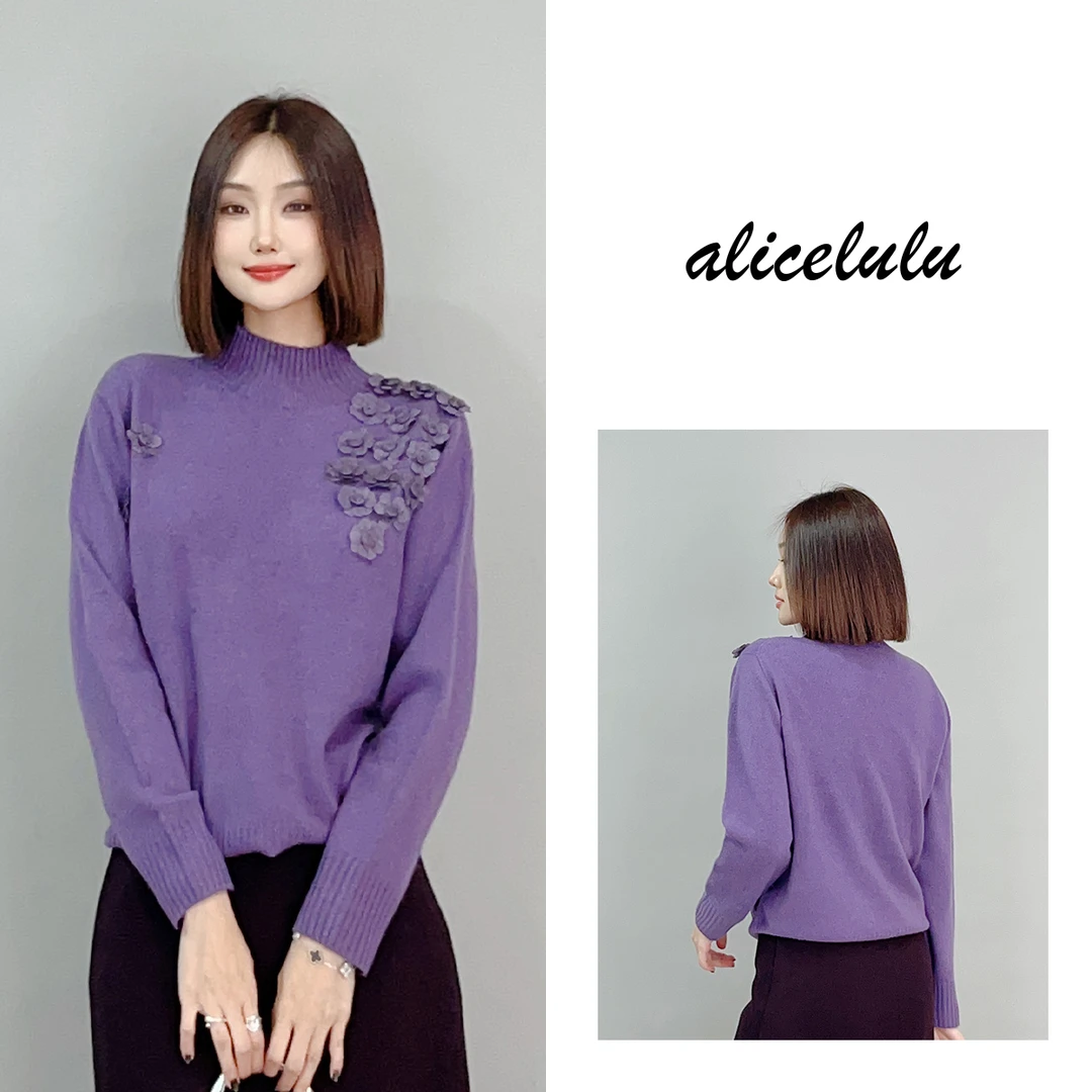 5 ALICE “花海赴约”毛衣 立体花朵 时髦洋气 S2141506U