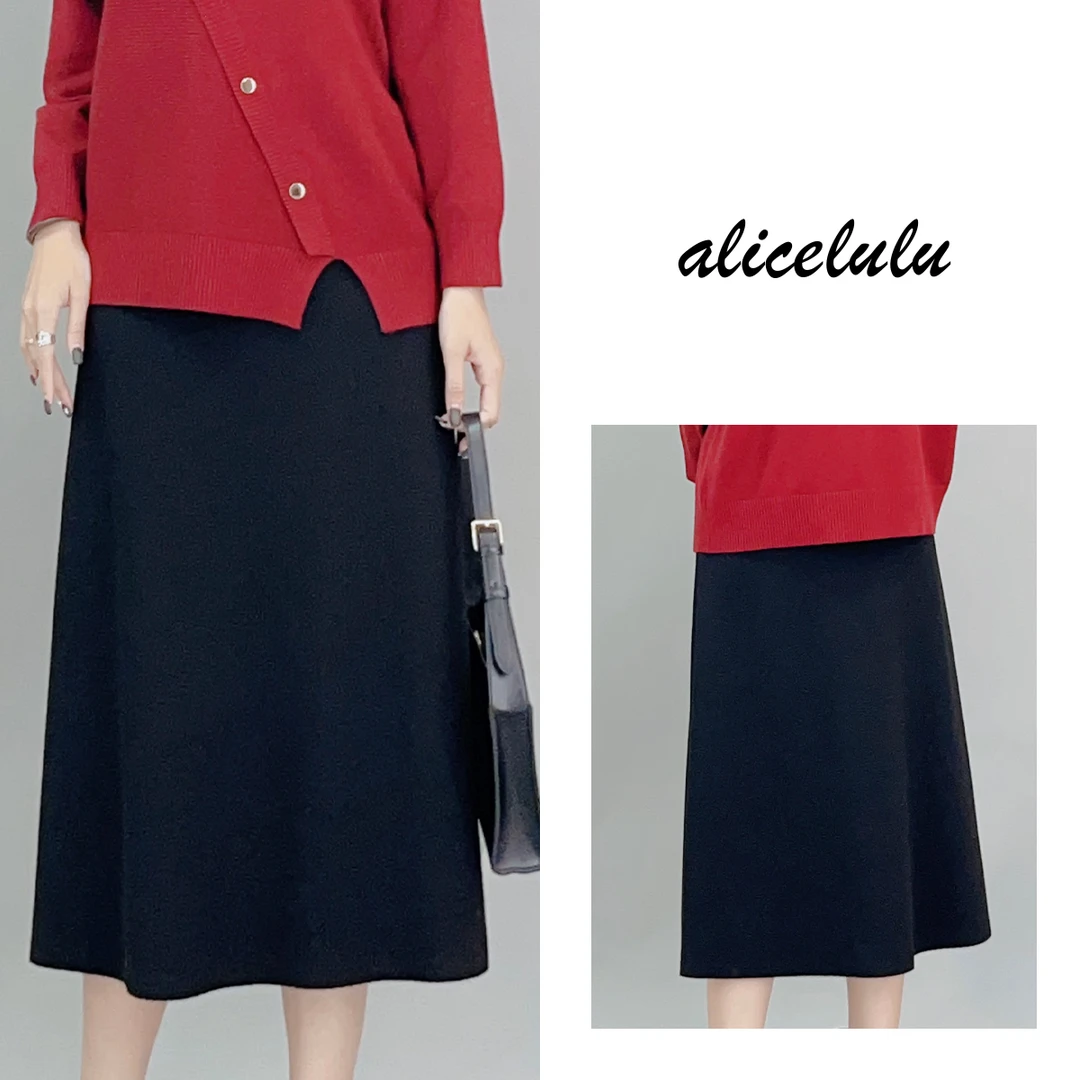 5 ALICE “智性赫本”半身裙 柔糯细滑 优雅通勤 S621989X