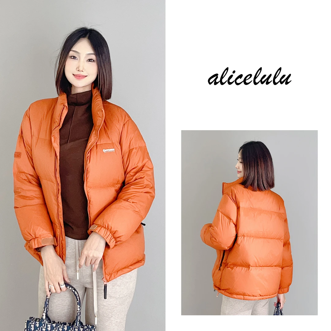 5 ALICE “暖橘一冬”羽绒服 洋气立领 御寒保暖 S2139953Tr