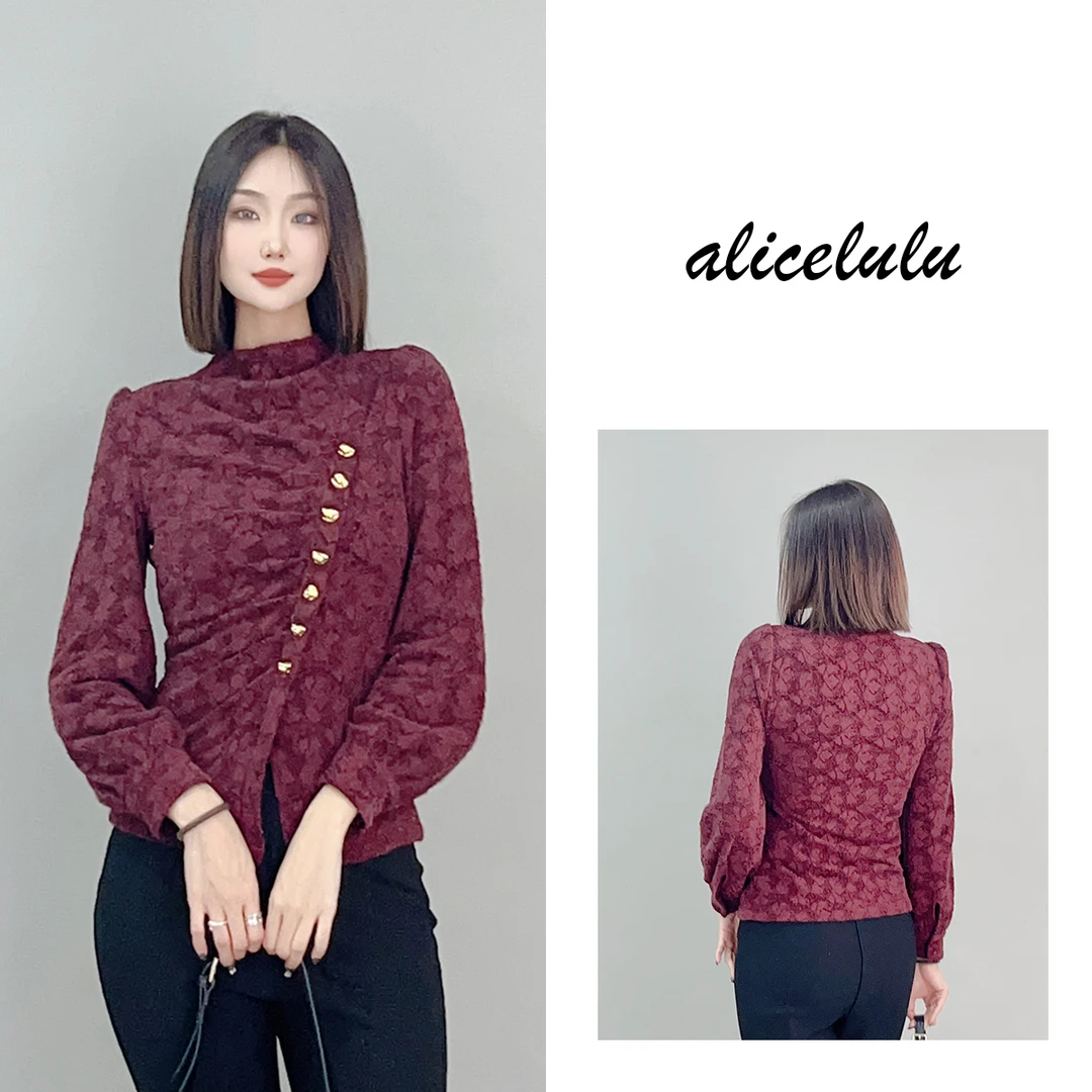 5 ALICE “梦回王宫”衬衫 优雅蕾丝 浪漫设计 S2140961A