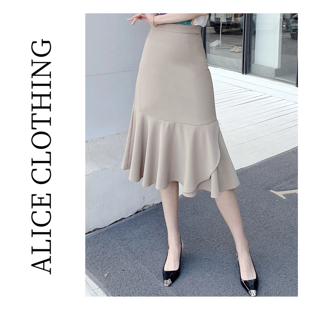 5【ALICE “复古高腰”鱼尾半裙】动人曲线 气质优雅 P163952