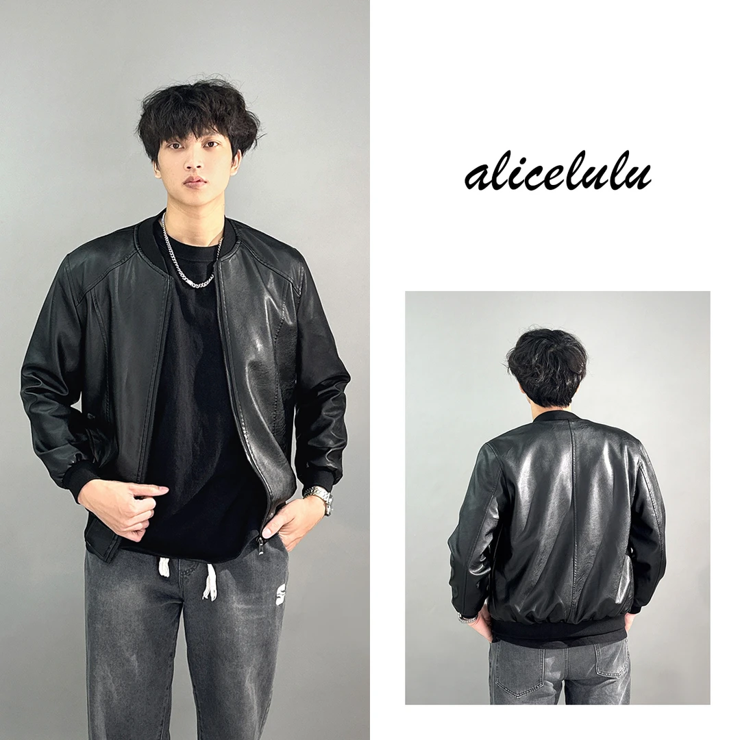 5 ALICE “摩登型男”短外套  柔软皮质 时髦挺括 S2140651Ur